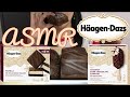 HAAGEN DAZS ICE CREAM BARS VANILLA COCONUT DARK CHOCOLATE Crème Glacée ASMR 咀嚼音 EATING SOUND