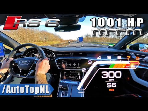 1001HP AUDI RS6 C8 MTM | 300KM/H on GERMAN AUTOBAHN by AutoTopNL
