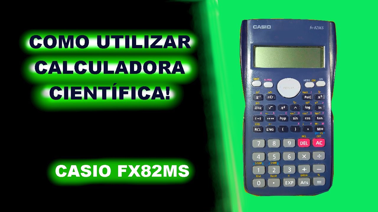 Calculadora Científica como usar Casio fx82ms todas funções!