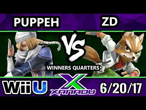 S@X 207 - Puppeh (Sheik) Vs. InC|ZD (Fox) - SSB4 Winners Quarters - Smash 4 - Smash for Wii U.