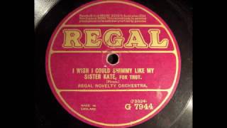 I Wish I Could Shimmy Like My Sister Kate - Robert Bennett's Frisco Syncopators (1923)