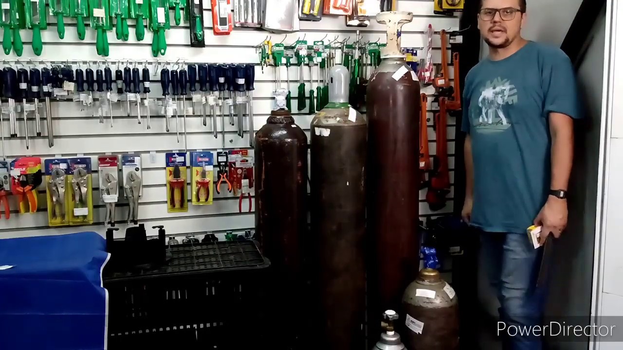 Tamanhos de Cilindros de Gases Industriais, os mais comuns.