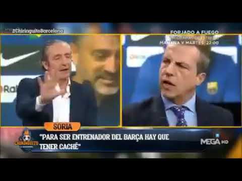 Pedrerol se cabrea con Cristobal Soria y casi le despide.