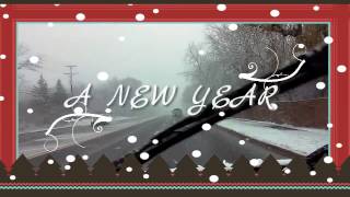 Happy New Year 2017 Greetings- Driving in the Snow- Mandy Kids Tv