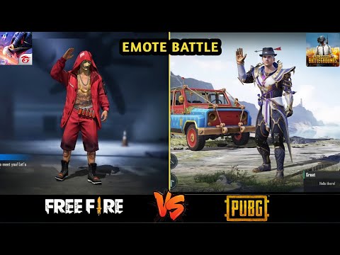 FREE FIRE VS PUBG EMOTE BATTLE -paraSAMSUNG,A3,A5,A6,A7,J2,J5,J7,S5,S7,S9,A10//