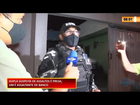 Dupla é presa pilotando moto roubada em Teresina; um deles é assaltante de bancos 26 01 2021