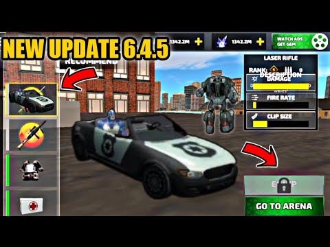 Police Green Transformer Car | New Update 6.4.5 Virson In Rope Hero Vice Town
