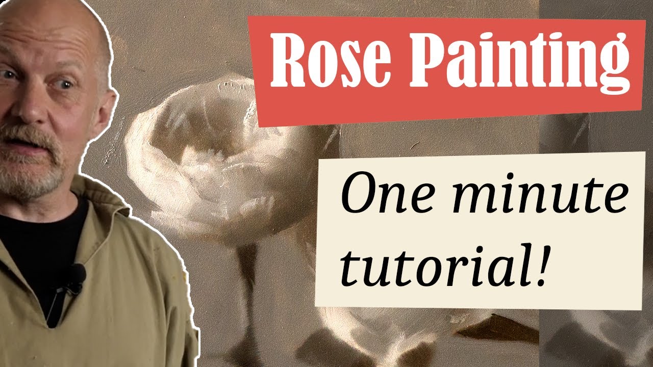 Rose Painting - One Minute Tutorial