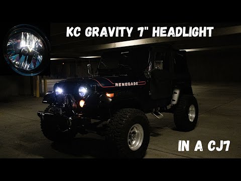 The Ultimate Jeep Headlight (KC Gravity LED Headlights CJ7)