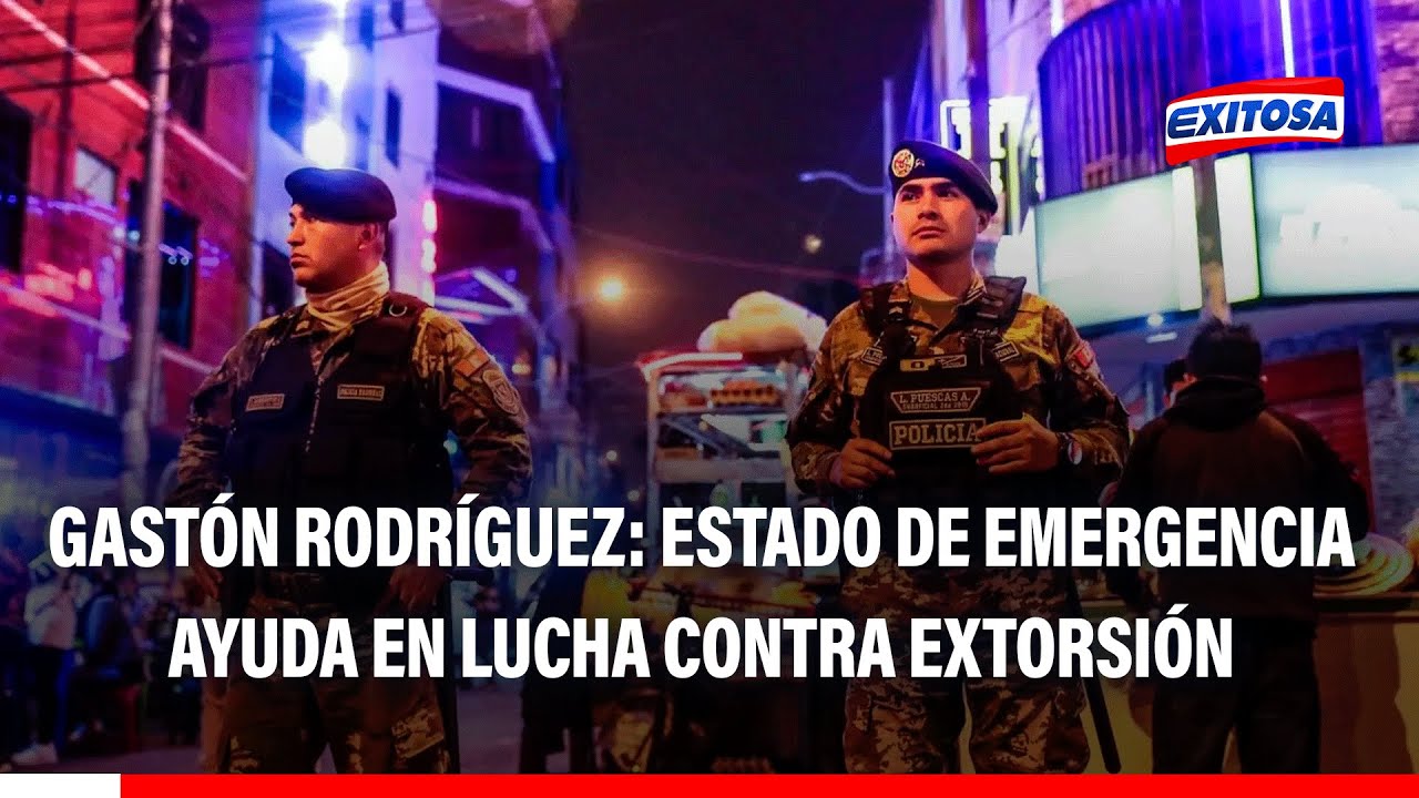 🔴🔵 "Una BATALLA a largo plazo": Estado de emergencia ayuda contra la extorsión, según exministro