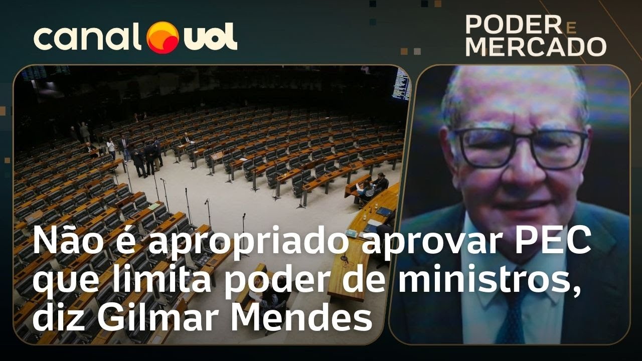 Não é apropriado aprovar PEC que limita poder de ministros, diz ministro Gilmar Mendes