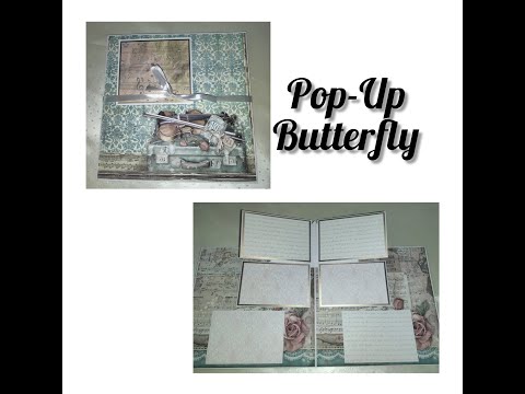 TUTORIAL POP-UP N. 27  BUTTERFLY MARIPOSA