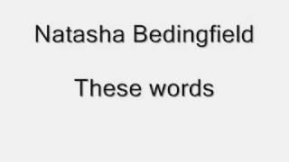 Natasha Bedingfield - These words