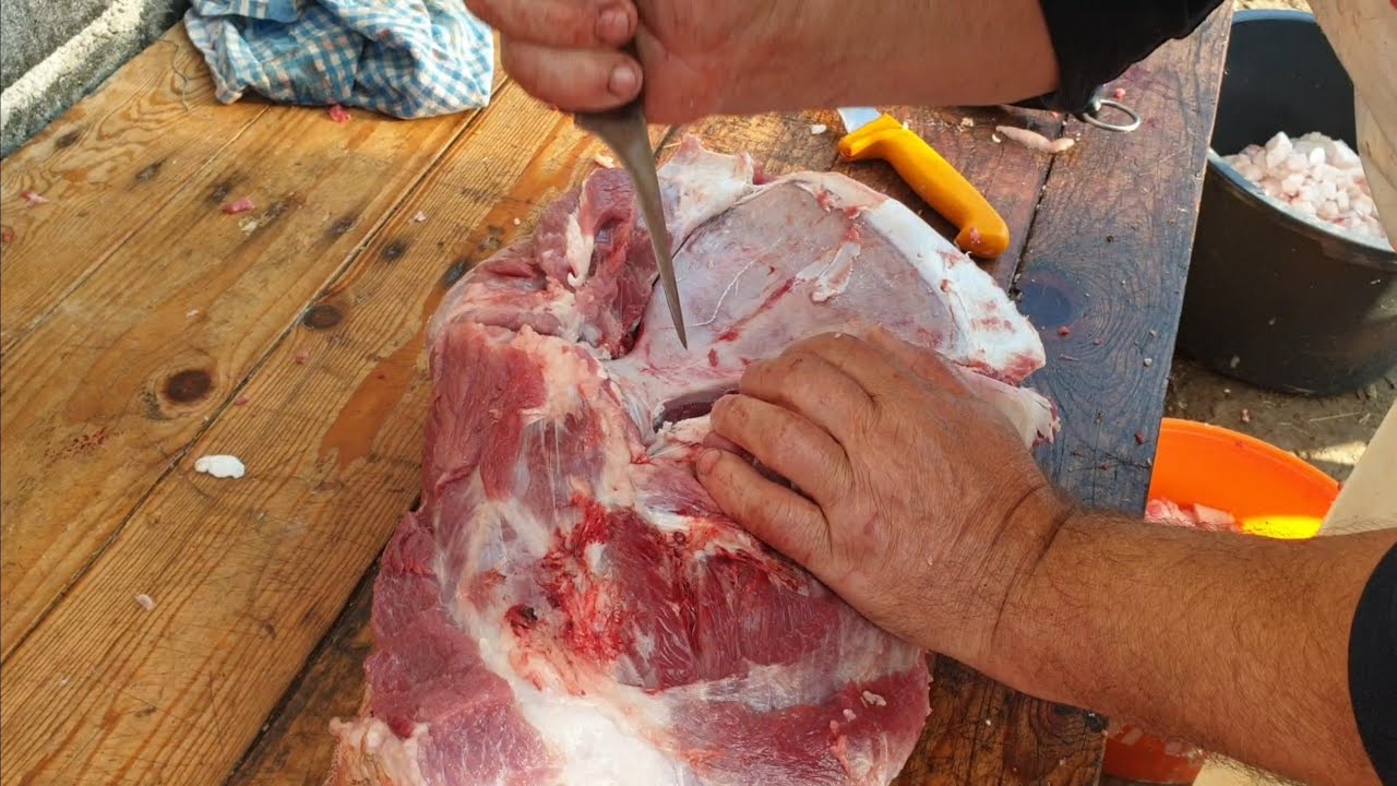 Panglovanje svinjske plećke - Mesar Suljo