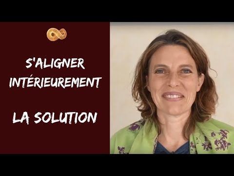 To align oneself internally and rediscover a profound coherence