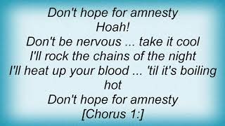 Sinner - Born To Rock Lyrics