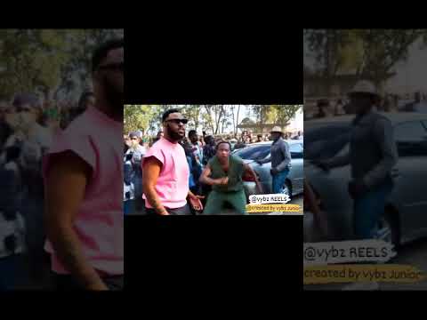 Y celeb running after seeing Slapdee in Kitwe