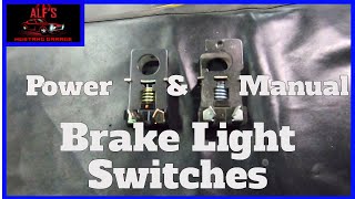 How to install a POWER Brake light switch - 1966 Ford Mustang