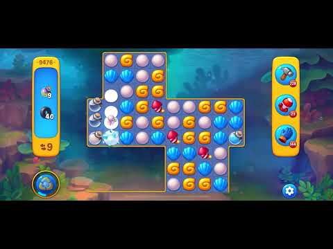 Fishdom level 9476 no boosters フィッシュダム ノーマル