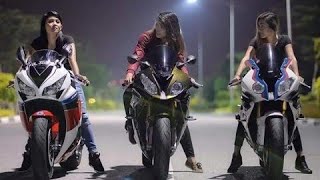 New girl bike riding video otilia 🎶 song
