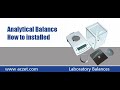 Aczet CY Series Analytical Balance installation