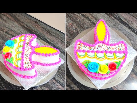 Diya Cake For Diwali | Diya Cake | Butter Cream Diya Cake | Diya Shape Cake