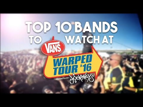 Top 10 Bands To Watch At Warped Tour 2016 (Caliber Countdown #1)