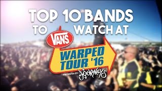 Top 10 Bands To Watch At Warped Tour 2016 (Caliber Countdown #1)