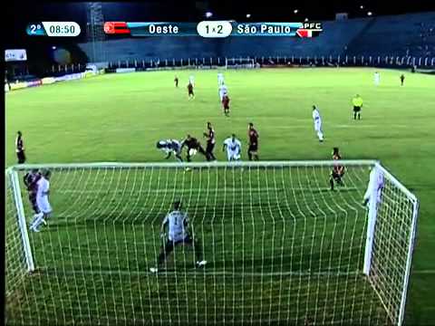 Melhores Momentos - Oeste 2 x 3 São Paulo - Paulista 2012