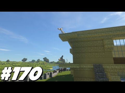 MAKING PTEROSAUR GARGOYLES | MINECRAFT DINOSAURS |EP 170
