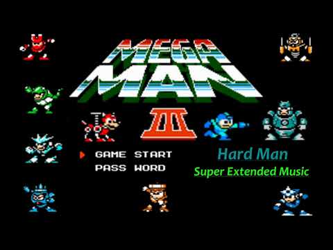 Mega Man 3 (NES) - Hard Man Stage Music (Super Extended!)