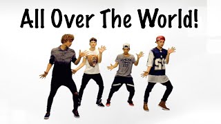 The Fooo Conspiracy - ALL OVER THE WORLD Dance TUTORIAL | DANCE TUTORIALS LIVE