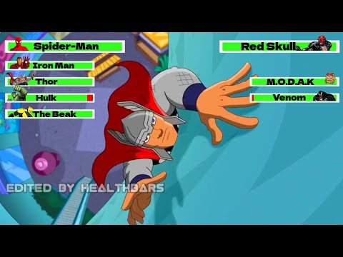 Phineas and Ferb: Mission Marvel (2013) Mall Fight with healthbars 