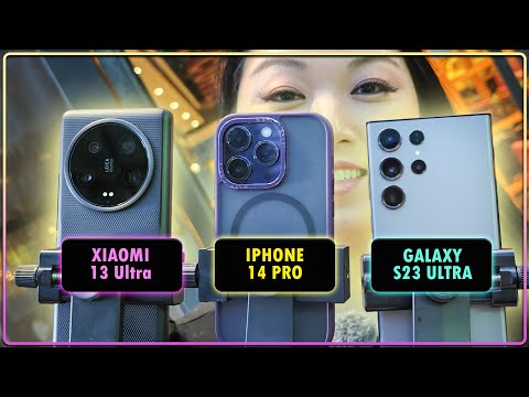 Xiaomi 13 Ultra vs Iphone vs 14 pro vs galaxy S23 ultra  - Camera test [ENGLISH]