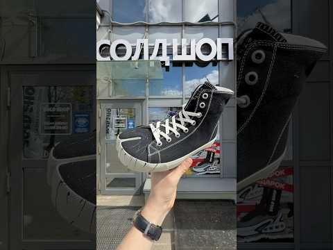 фото maison margiela tabi high-top 'black/white' 0