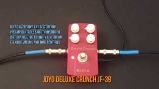 Video thumbnail for Joyo Deluxe Crunch JF-39 Pedal Review Demo by CheaperPedals.com