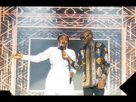 Waje Voice na Cheating, 2Baba performs with Waje at his Concert '20 Years a King'