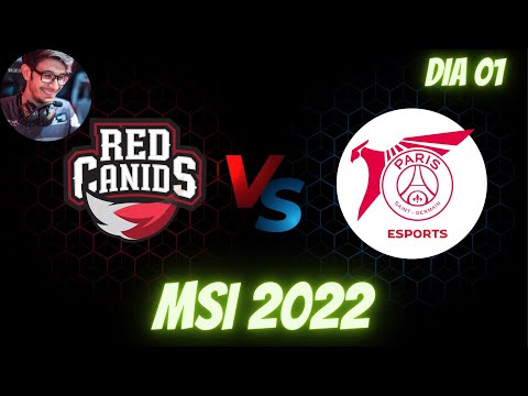 RED Canids VS PSG - Revolta nos comentarios -  MSI 2022 - Dia 01
