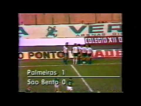 Palmeiras 1x0 São Bento (25/08/1985) - Paulistão 1985
