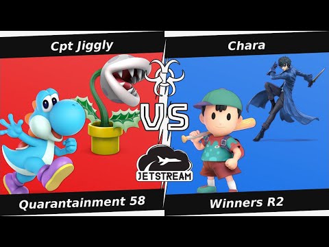 Quarantainment 58 Winners R2 - Cpt Jiggly (Yoshi, Plant) Vs Chara (Ness, Joker) - SSBU