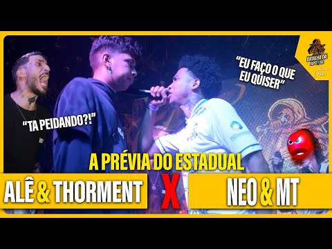 (DEU TRETA 😡🔥) NEO E MT x ALÊ E THORMENT  - SEMI FINAL | BATALHA DA APO$TA🤑 | #1ano