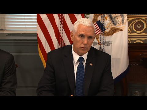 Vice President Mike Pence is calling on Venezuela to immediately release six American oil executives jailed for more than a year without trial. (April 2)