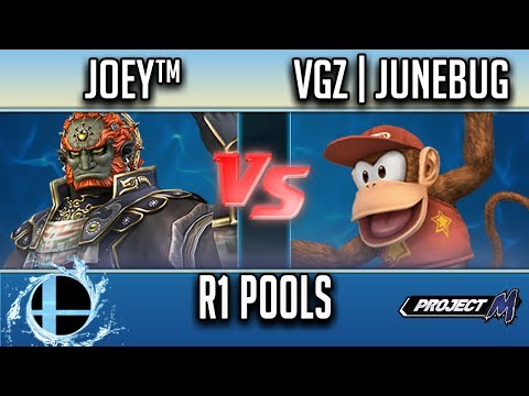 Joey™ (Ganondorf) vs VGz | Junebug (Diddy, Ganondorf) - Smash 'N' Splash 3 PM R1 Pools