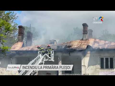 INCENDIU LA PRIMĂRIA PLEȘOI