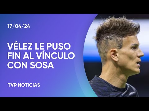 Vélez le rescindió el contrato al arquero Sebastián Sosa