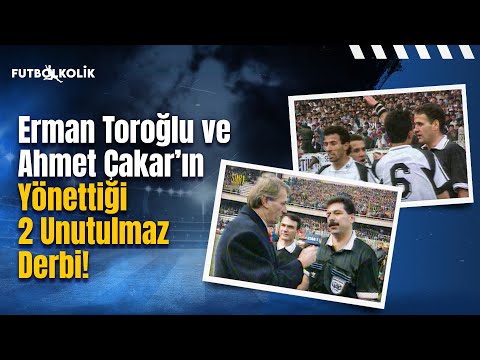 Beşiktaş - Galatasaray Maçları 1991-92 Sezonu | Erman Toroğlu ve Ahmet Çakar'ın Yönettiği 2 Derbi!