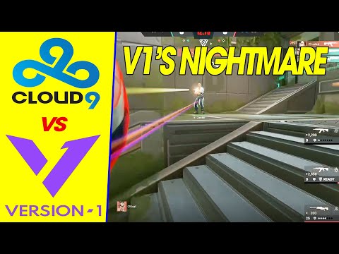 KNOCK DOWN: Version1 vs Cloud9 -VALORANT HIGHLIGHTS |VCT Stage 1 Challengers NA Playoffs - Part 2