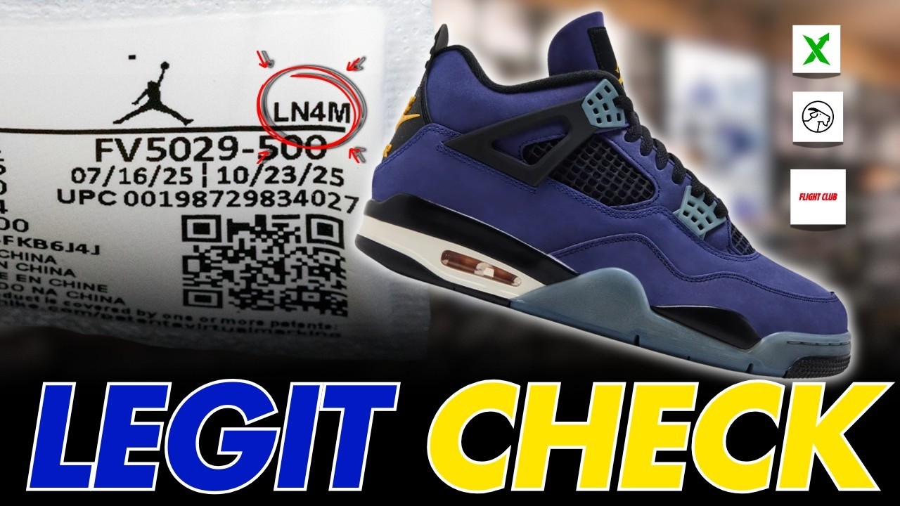 Jordan 4 Lakers REAL vs FAKE: Check Your Pair Now!