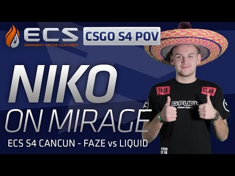 Dropping a 40 Bomb! NiKo vs Liquid on Mirage (ECS CS:GO S4 POV)