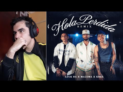 Lean Reacciona a: HOLA PERDIDA REMIX | Luck Ra, Maluma, Khea